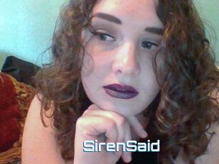 SirenSaid